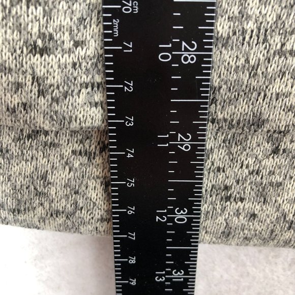 Eddie Bauer Men's Size XX-Large Grey Fleece Lined Knit Partial Snap Pullover - Picture 8 of 12